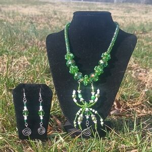 Spider Necklace and Earring Set
